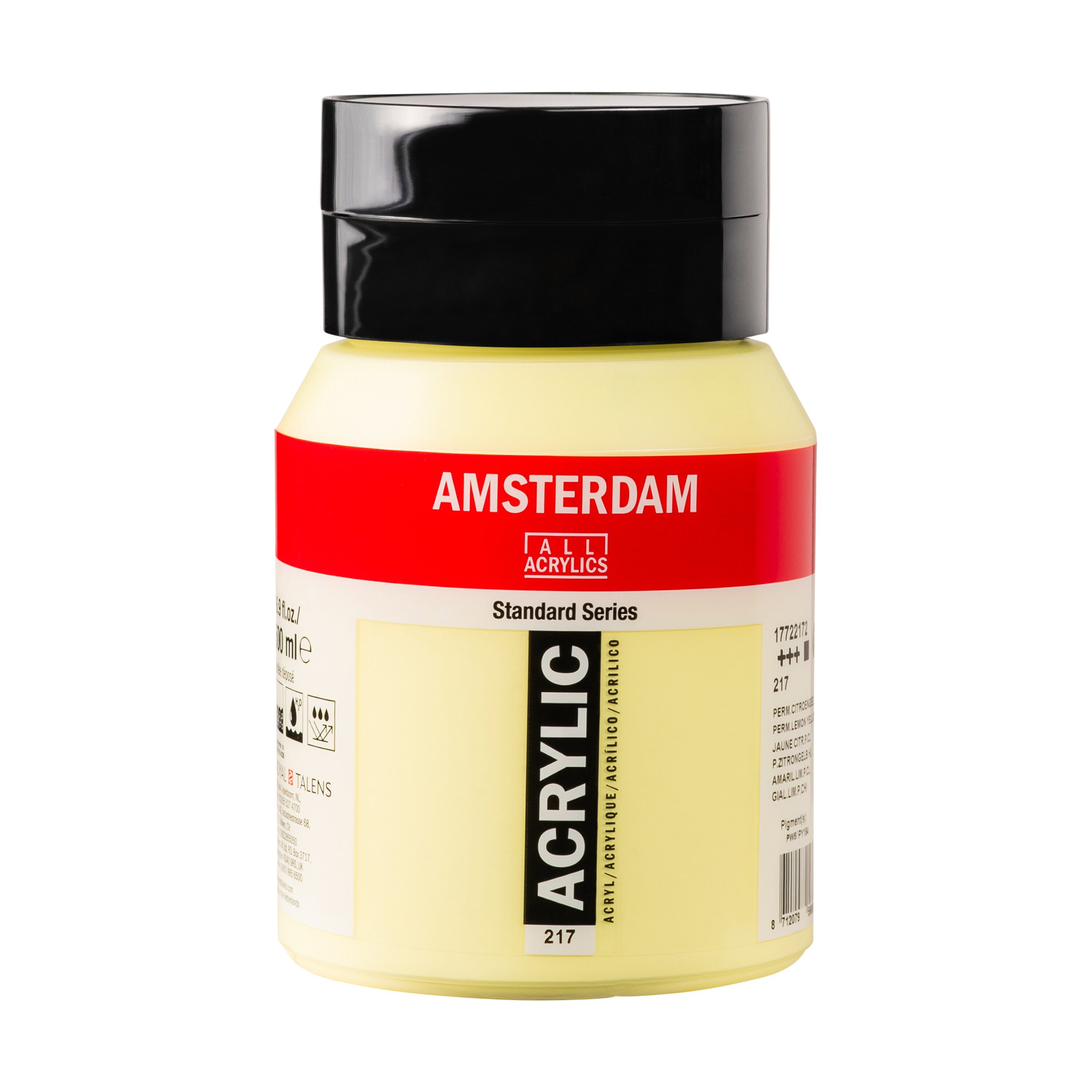 Amsterdam Standard Series Acrylic Jar 500 ml Zinc White