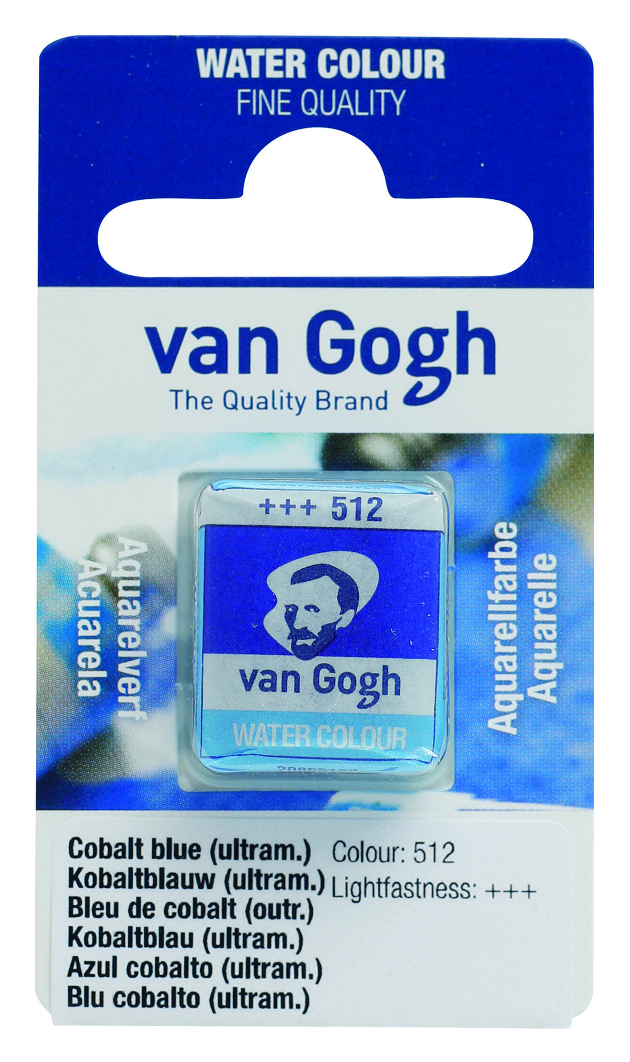Van Gogh Watercolour Pan Cobalt Blue (Ultramarine) 1 piece