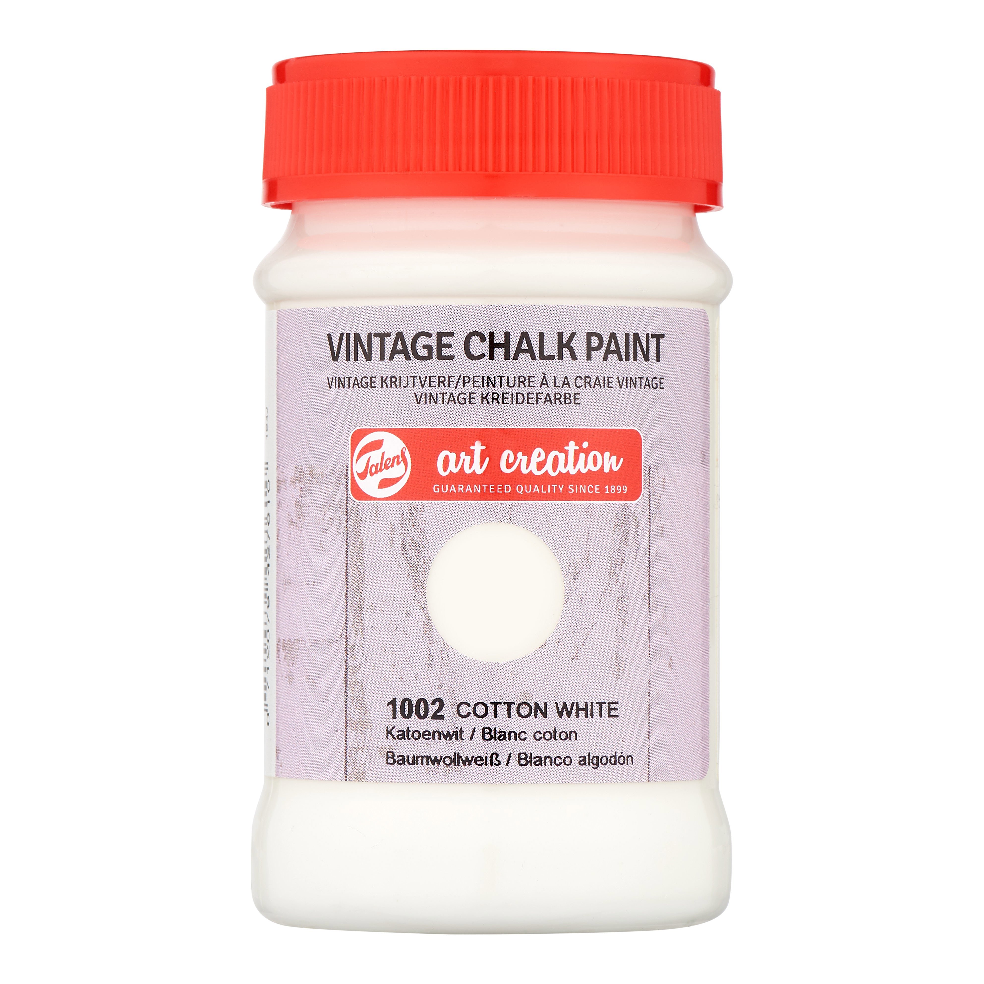 Talens Art Creation Vintage Chalk Jar 100 ml Cotton White