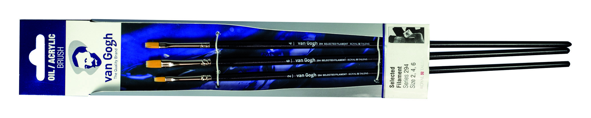 Van Gogh Oil & Acrylic Brush Set Series 294 no. 2-4-6