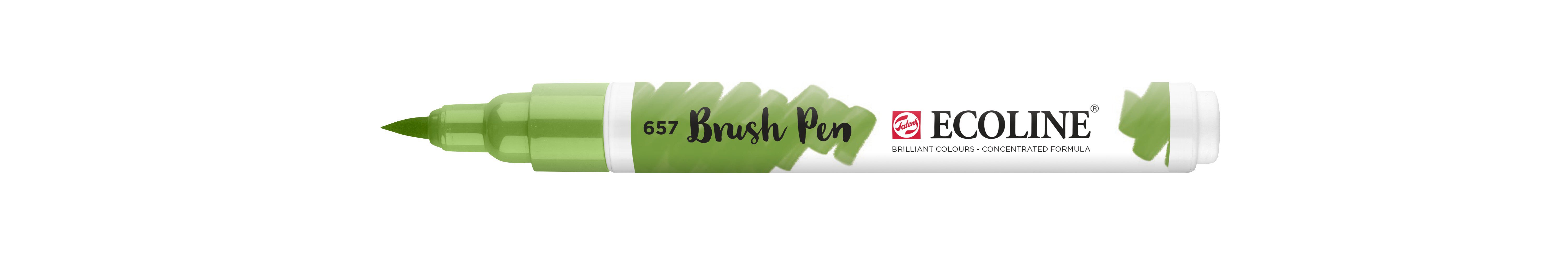 Ecoline Brush Pen Bronze Green 1 piece