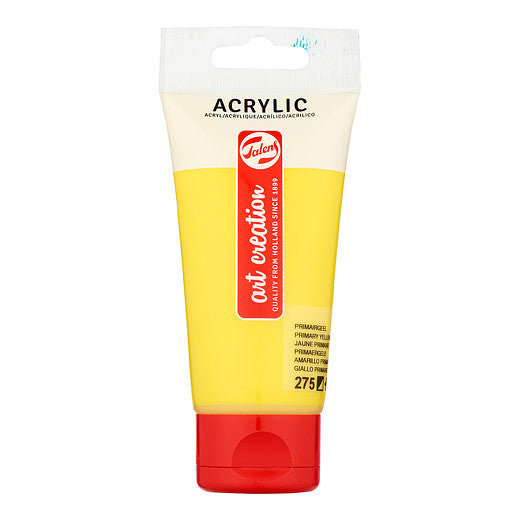 Talens Art Creation Acrylic Colour Tube 75 ml Primary Yellow