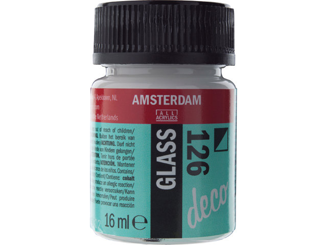 Amsterdam Acrylics Glass Paint Opaque White 16ml