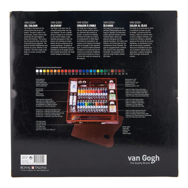 Van Gogh Expert Oil Colour Wooden Box Set Thumbnail