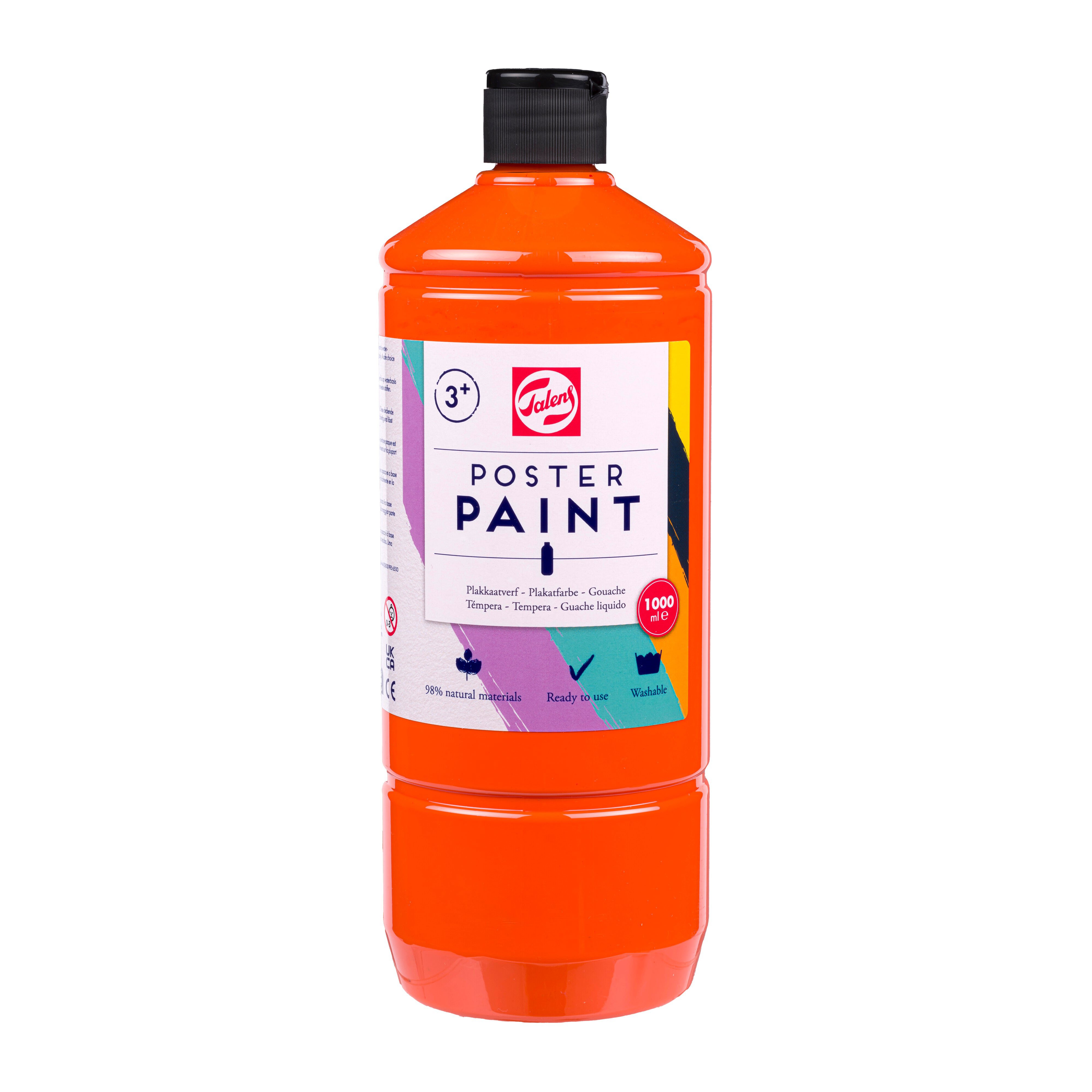 Talens School Colours Bottle 1000 ml Orange
