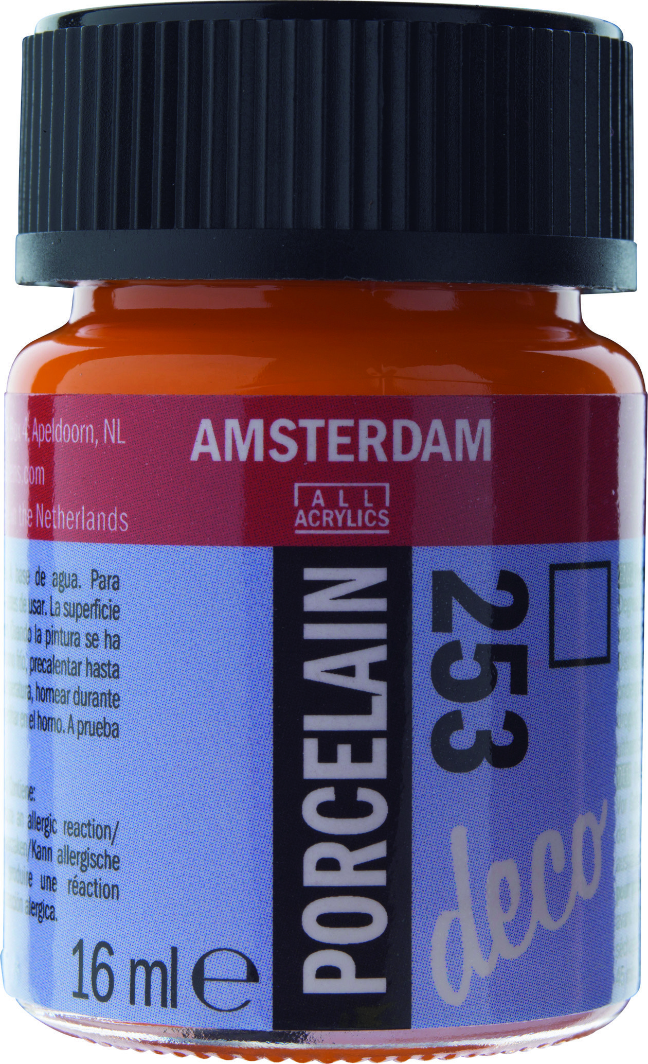 Amsterdam Acrylics Porcelain Paint Gold Yellow 16ml