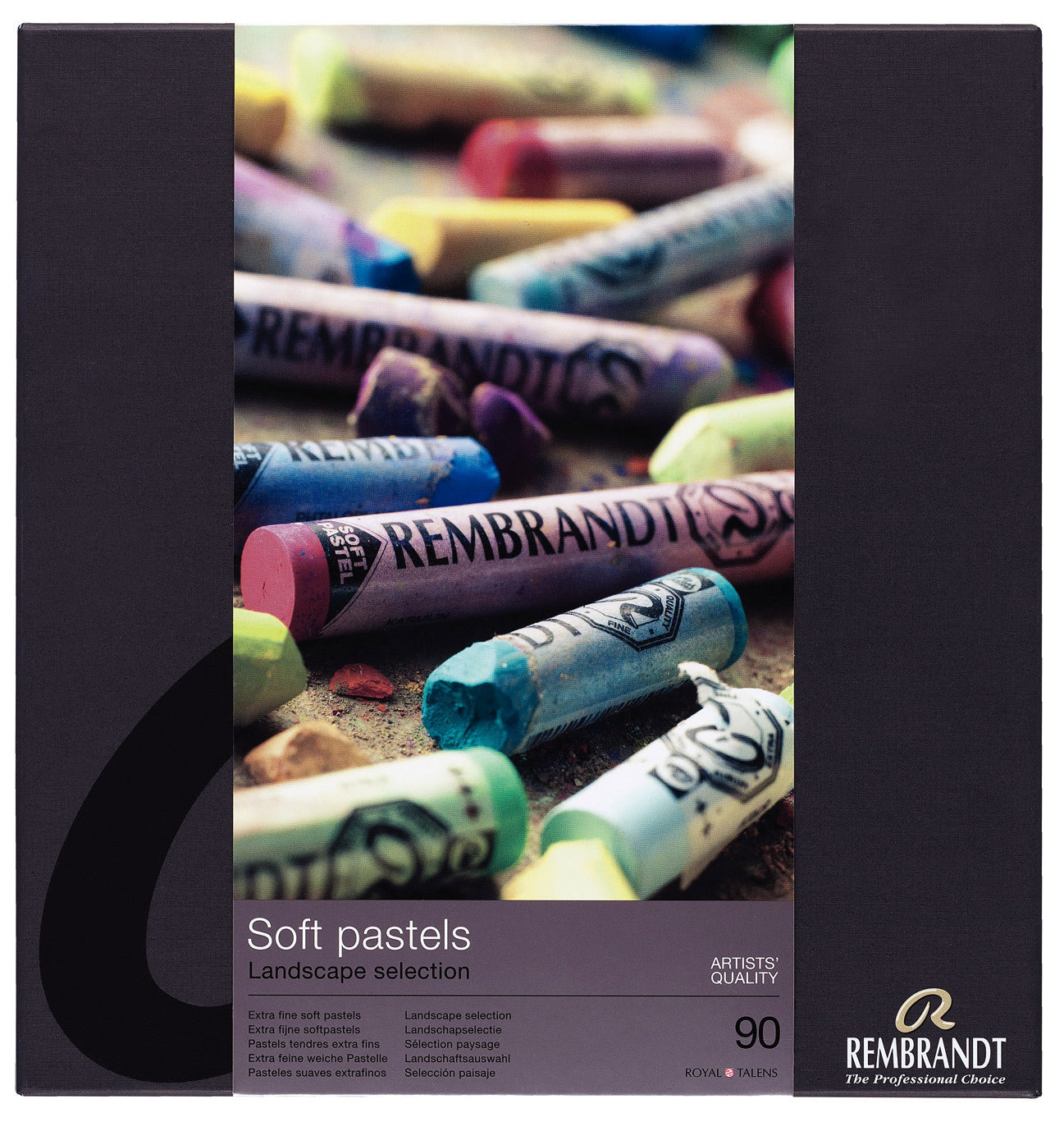 Rembrandt Soft Pastel Landscape Selection Set 90 Whole Pastels