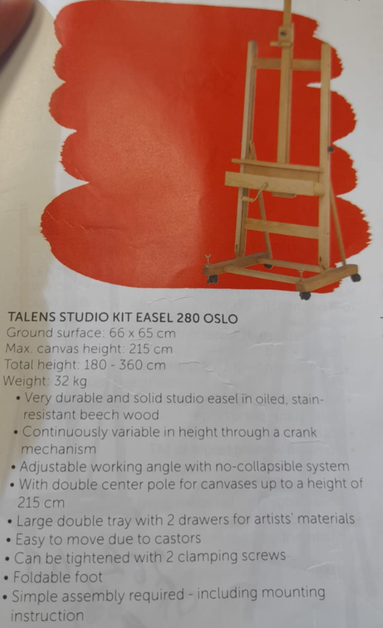 Royal Talens Studio Easel Oslo 280 Thumbnail
