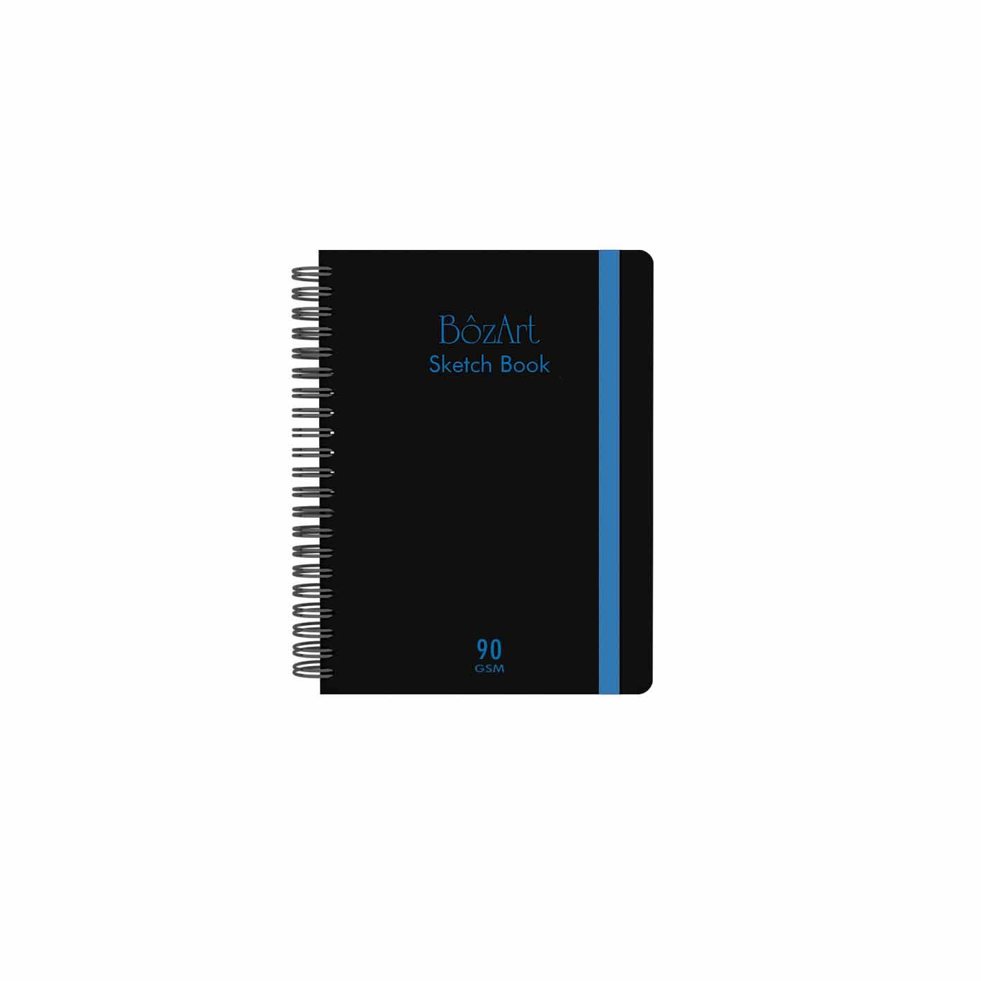 BOZART Sketch Spiraled Off-White Paper 80 Sheets A5 90g