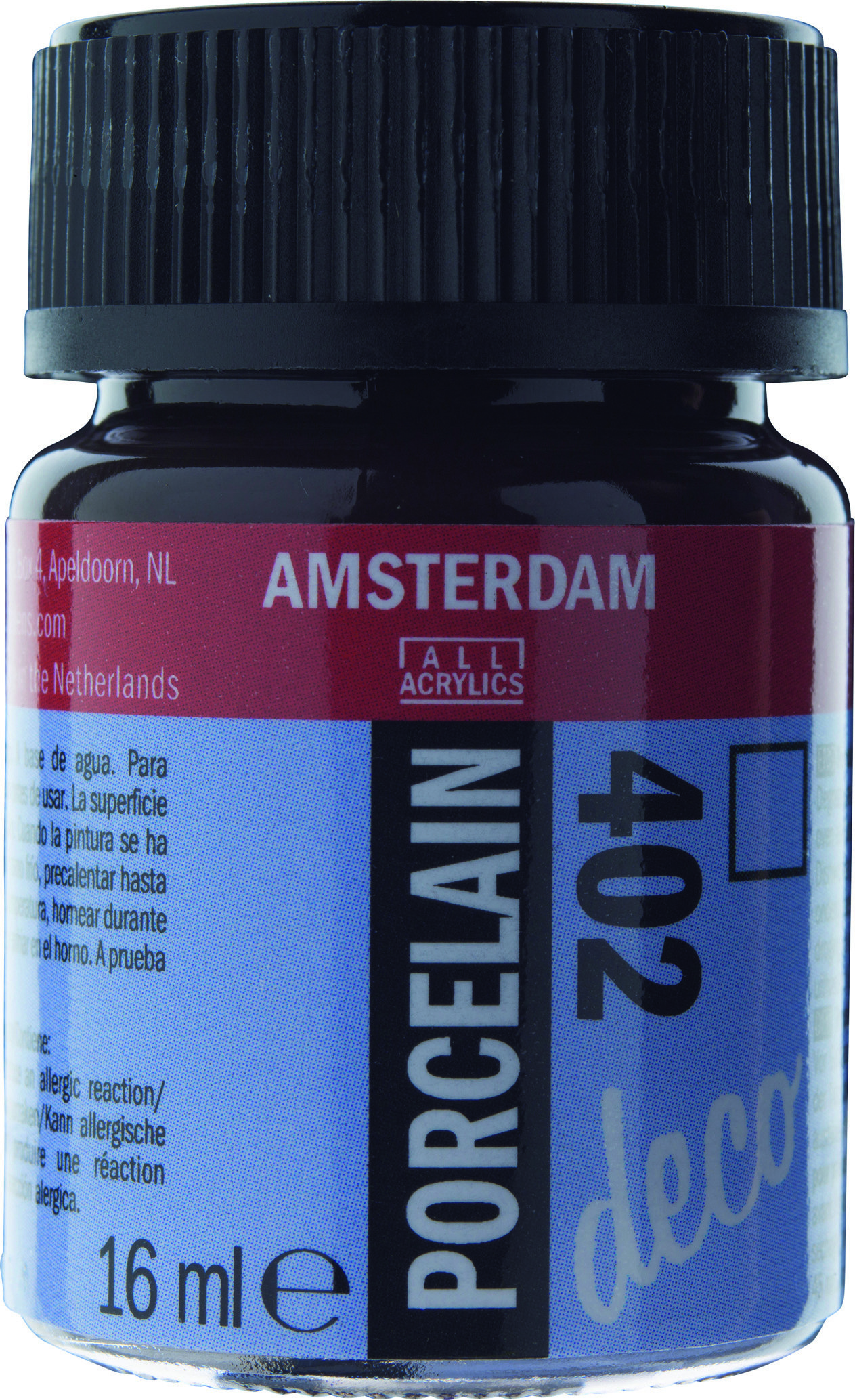 Amsterdam Acrylics Porcelain Paint Deep Brown 16ml
