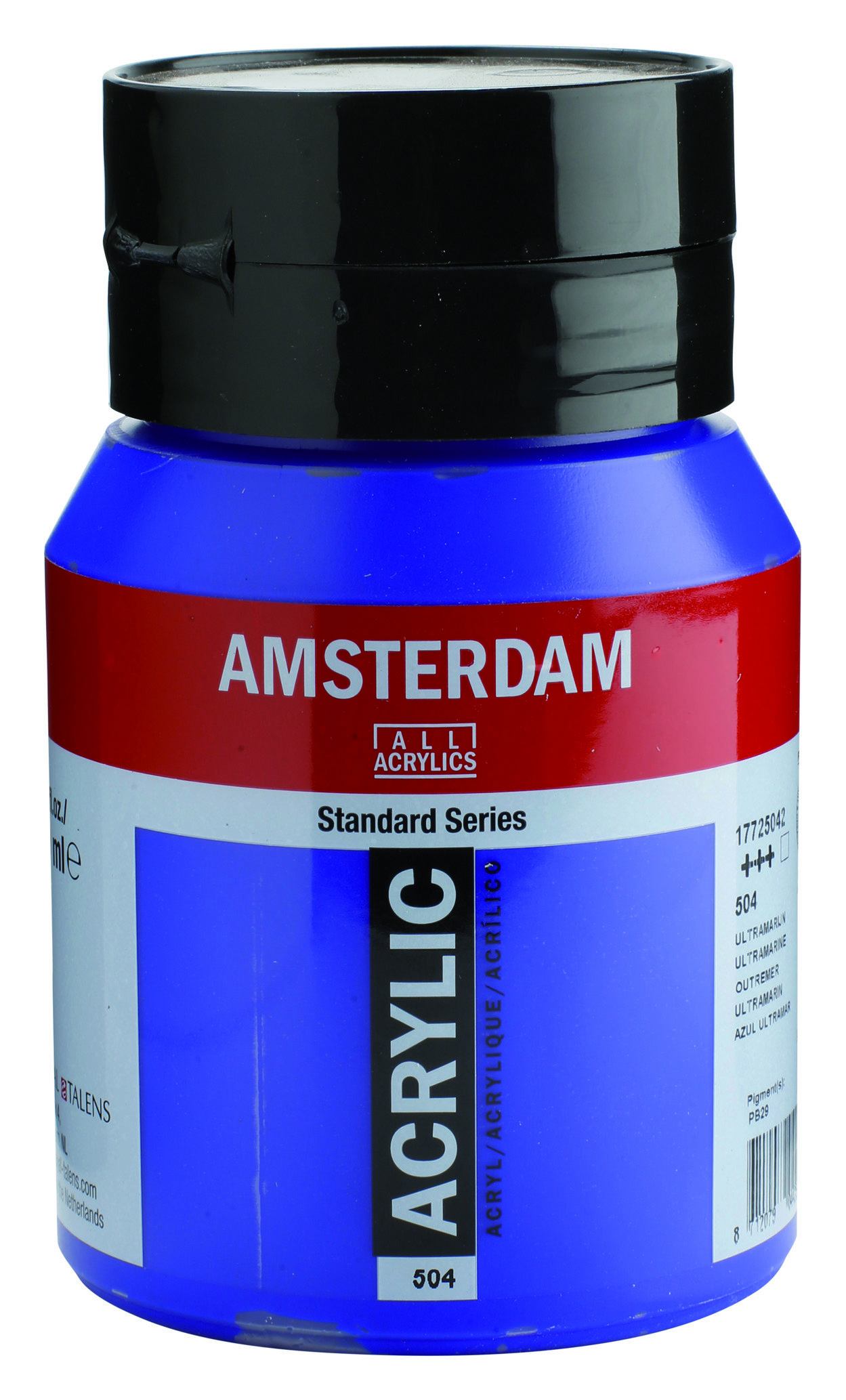 Amsterdam Standard Series Acrylic Jar 500 ml Ultramarine