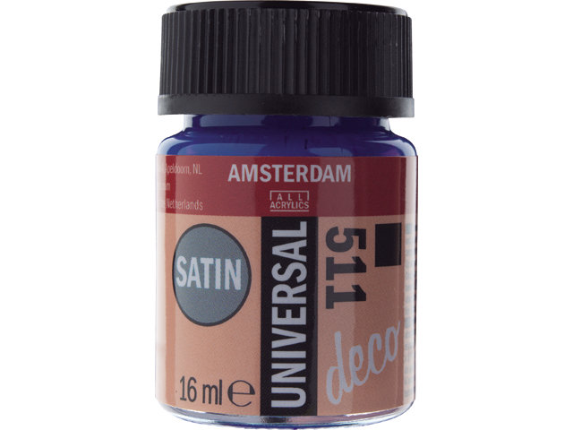 Amsterdam Acrylics Universal Satin Paint Cobalt Blue 16ml