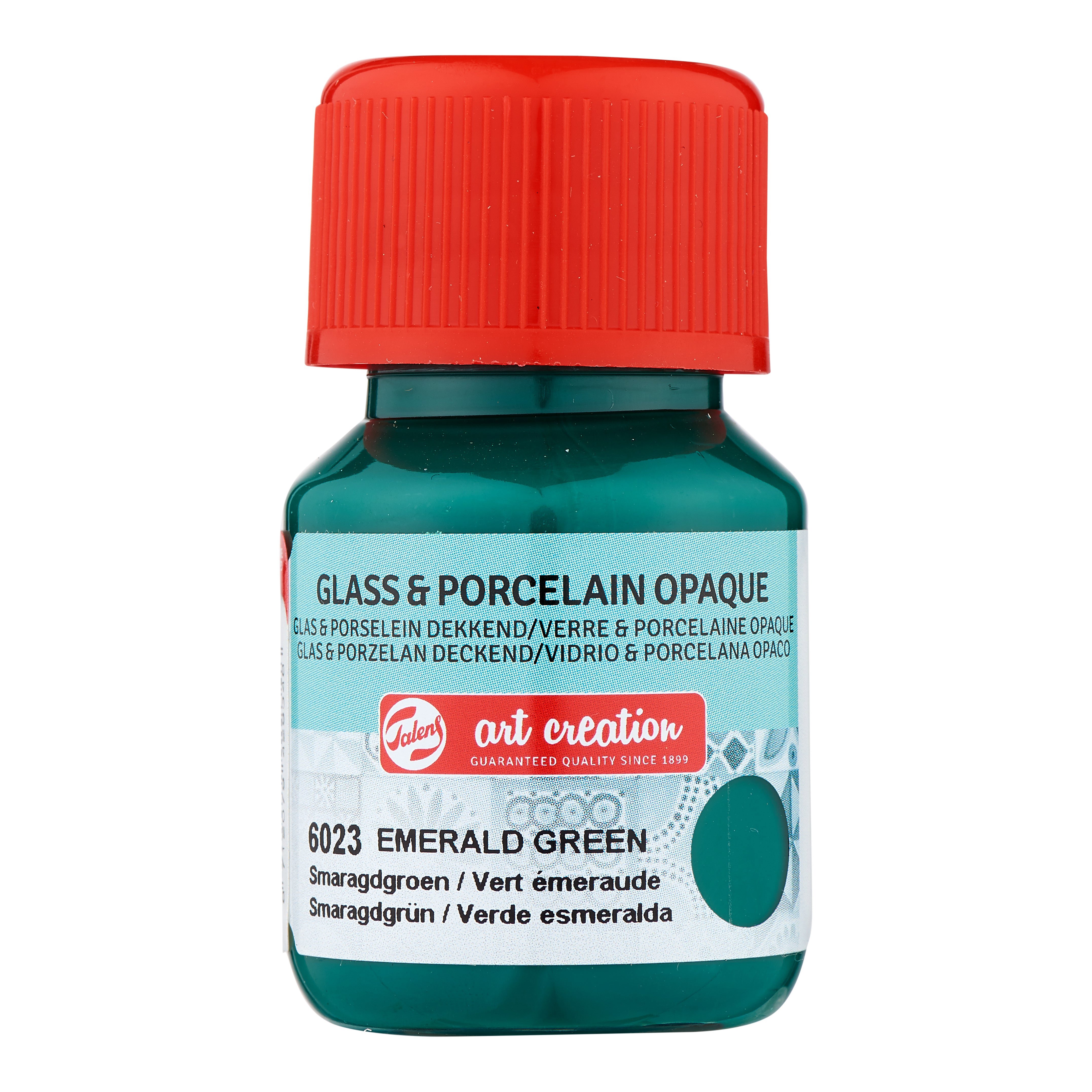 Talens Art Creation Glass & Porcelain Opaque Bottle 30 ml Emerald Green