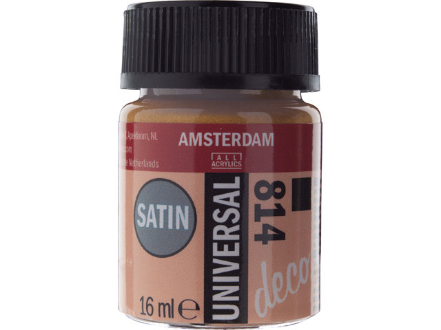 Amsterdam Acrylics Universal Satin Paint Antique Gold 16ml