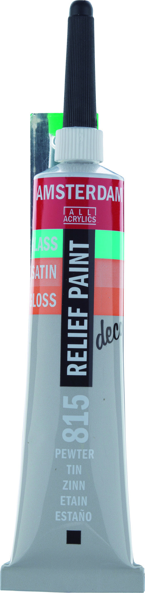 Amsterdam Acrylics Relief Paint Pewter 20ml