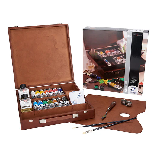 Van Gogh Inspiration Oil Colour Wooden Box Set Thumbnail