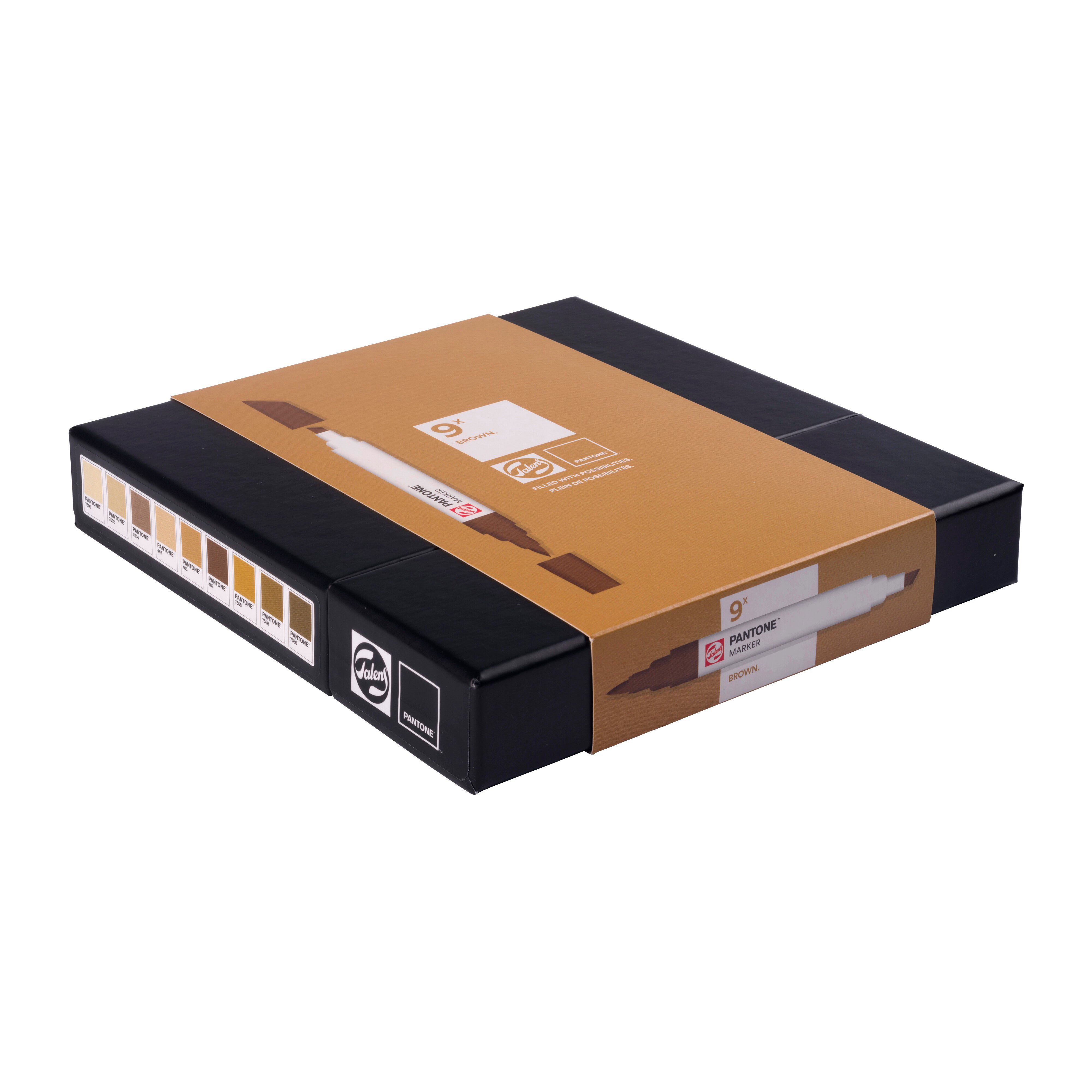 Talens Pantone Set Brown x9 Markers Thumbnail