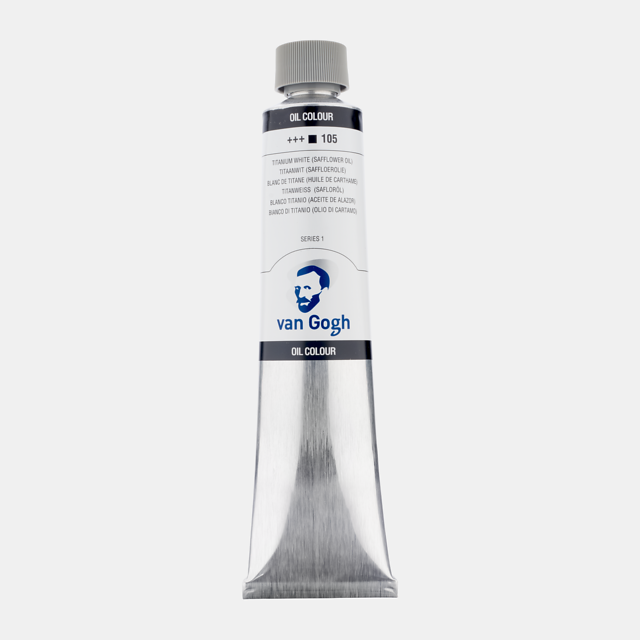 Van Gogh Oil Colour Tube 200 ml Titanium White (Safflower Oil) Thumbnail