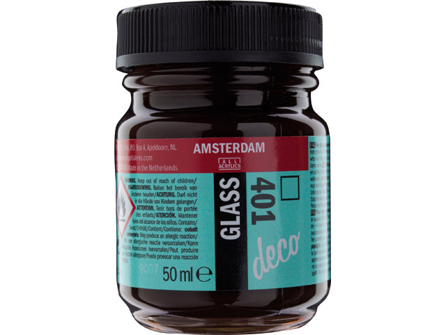 Amsterdam Acrylics Glass Paint Light Brown 50ml