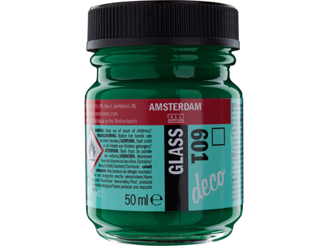 Amsterdam Acrylics Glass Paint Light Green 50ml