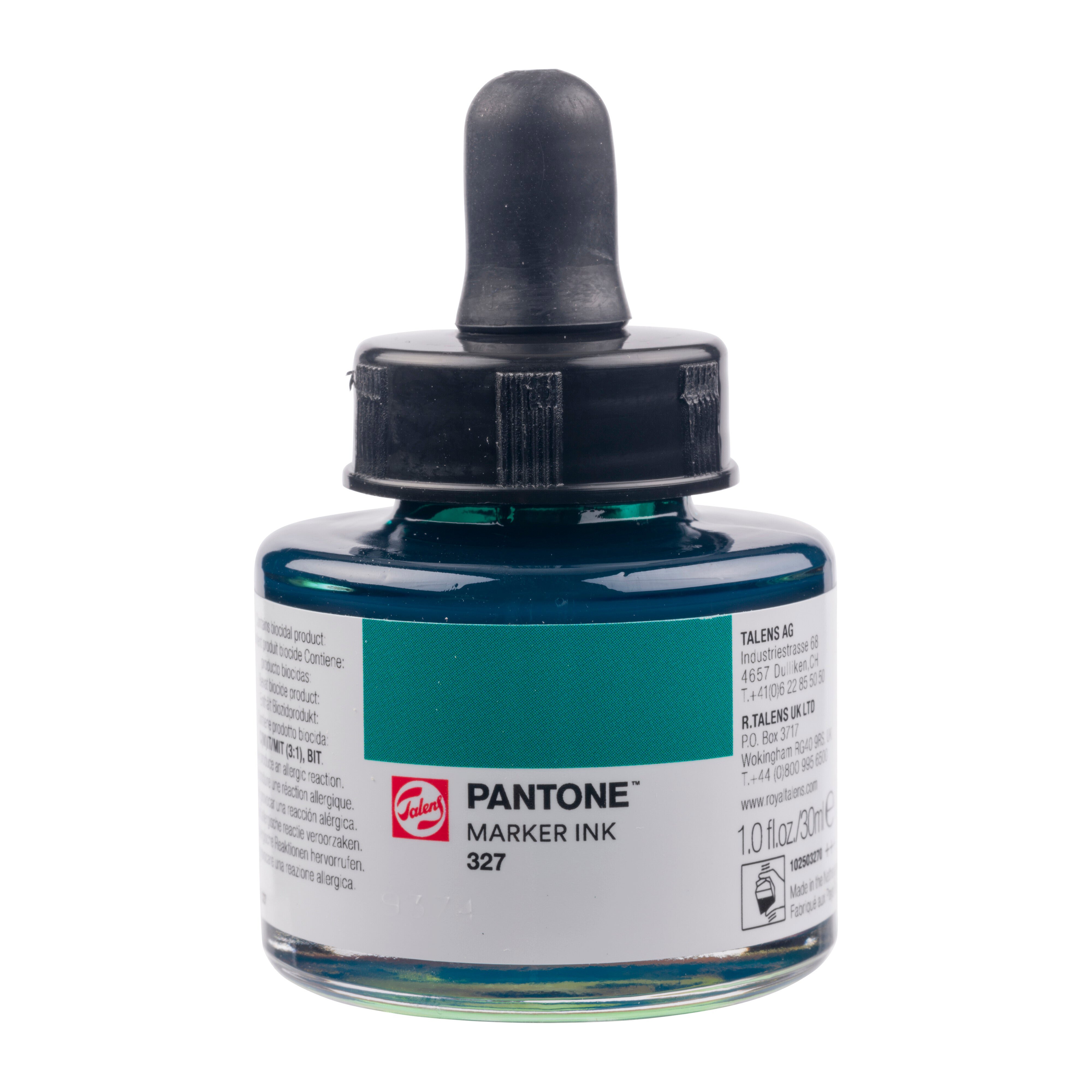 Talens Pantone Marker Ink 30ml Teal