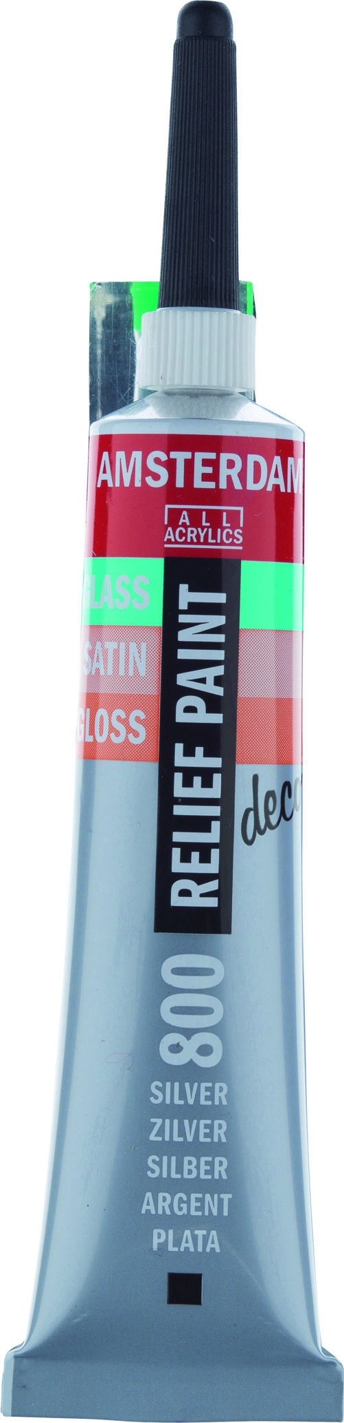 Amsterdam Acrylics Relief Paint Silver 20ml