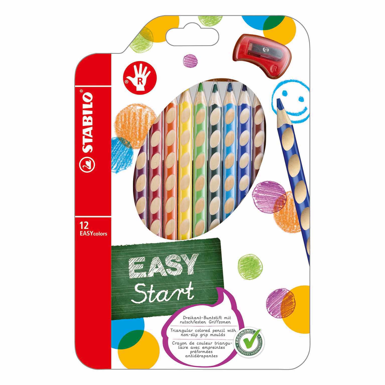 Stabilo EASYcolors Wallet 12 Pieces