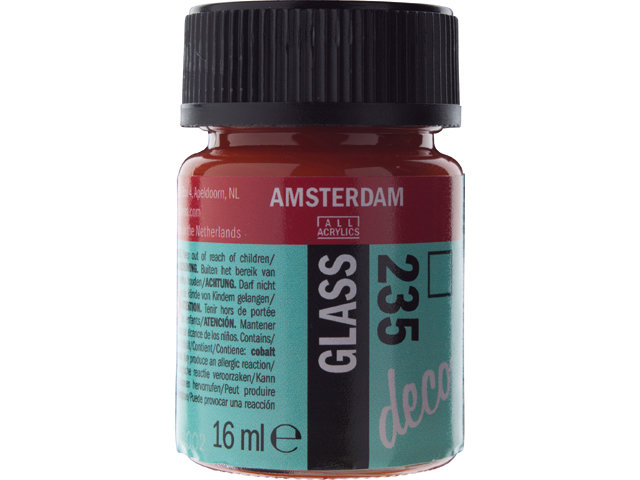 Amsterdam Acrylics Glass Paint Orange 16ml