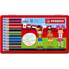 Stabilo Color Metal Box Swano 12 colors
