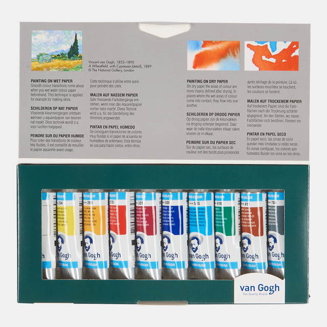 Van Gogh Gouache National Gallery Set 10 Colours Thumbnail
