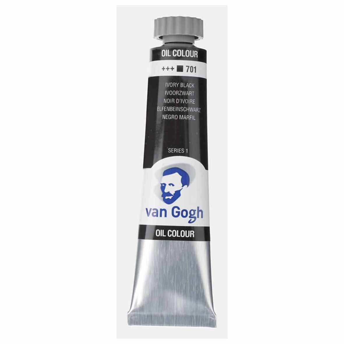 Van Gogh Oil Colour Tube 20 ml B Ivory Black
