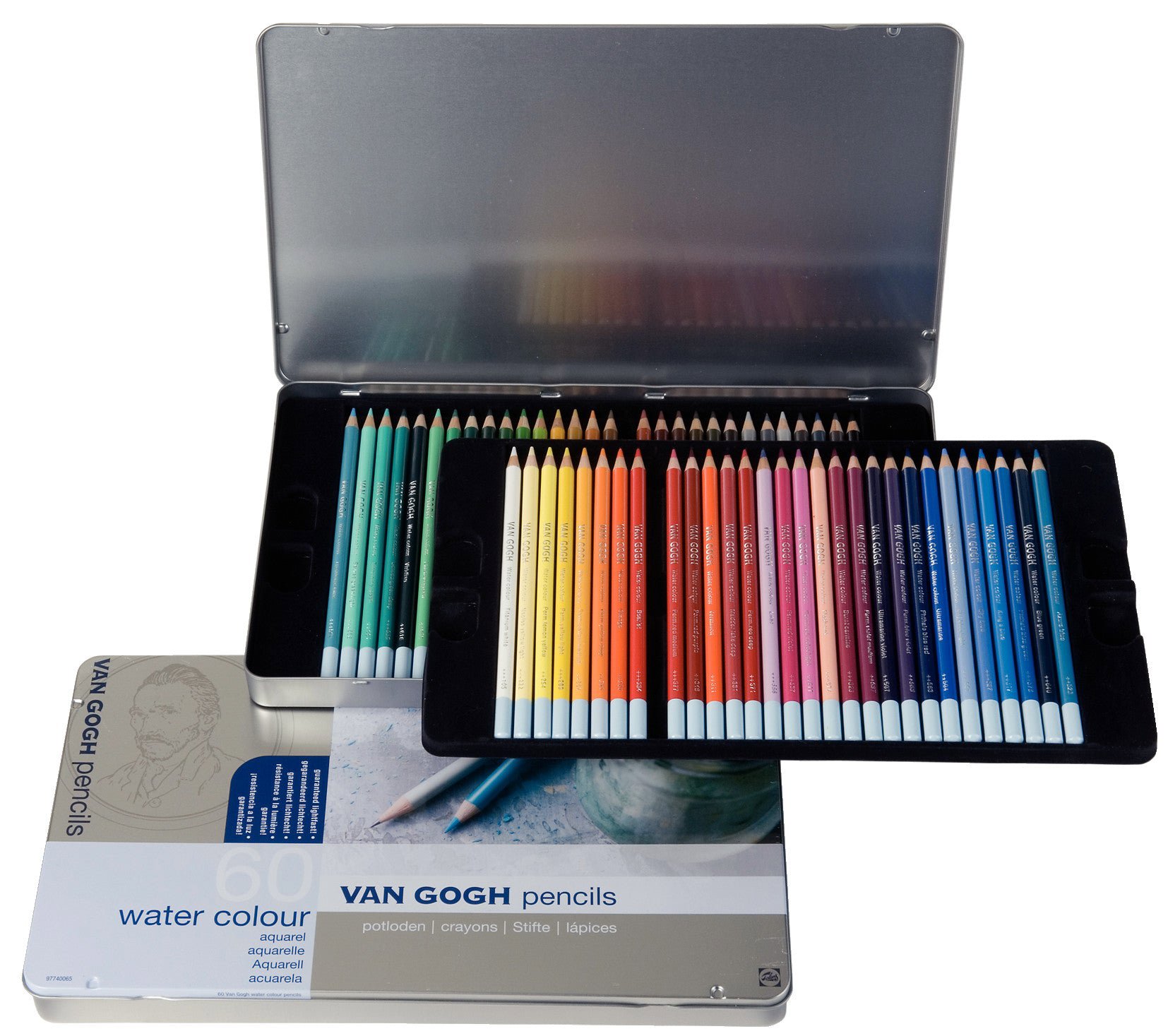 Van Gogh Watercolour Complete Pencil Set - 60 Colours