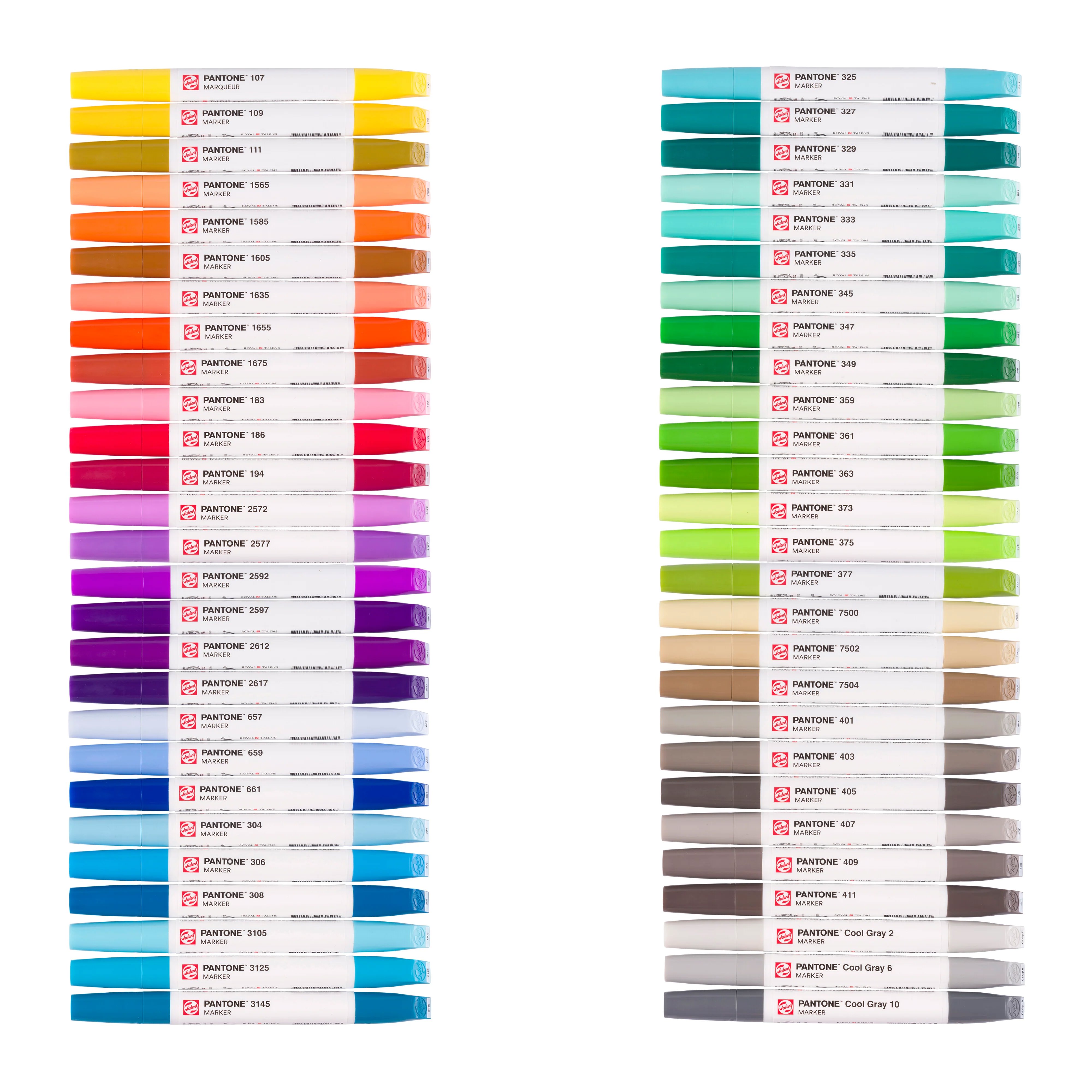 Talens Pantone Additional Set x54 Markers Thumbnail