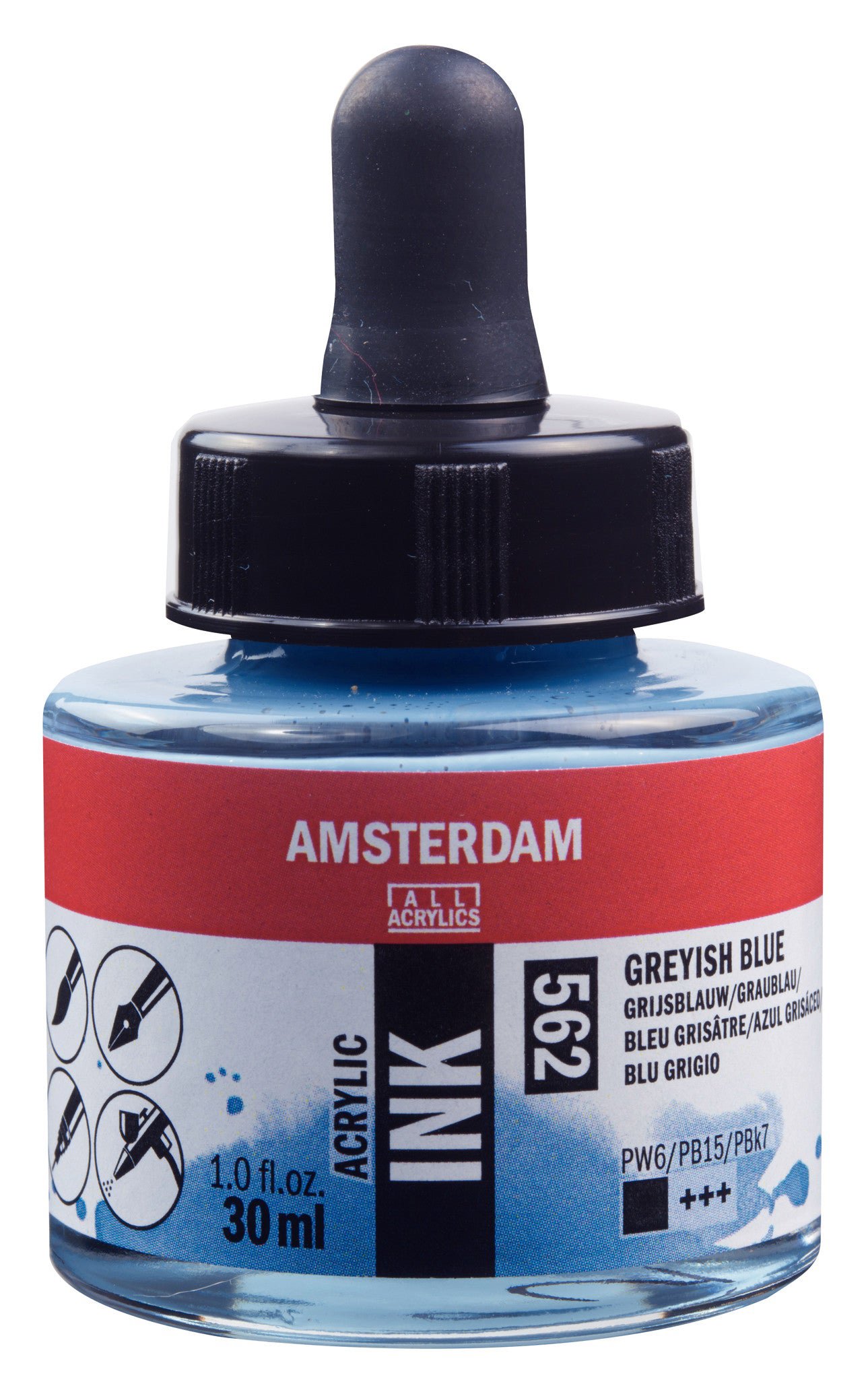 Amsterdam Acrylic Ink Bottle 30 ml B Greyish Blue