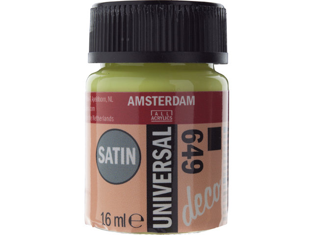 Amsterdam Acrylics Universal Satin Paint Lime 16ml