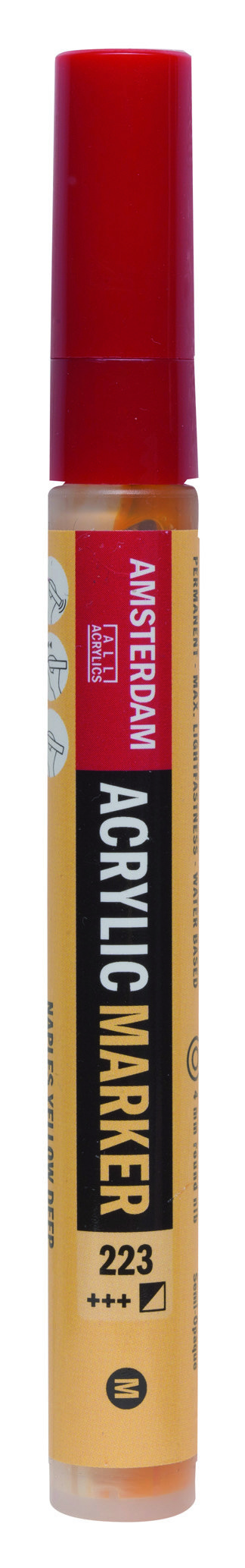 Amsterdam Acrylic Marker 4 mm Naples Yellow Deep