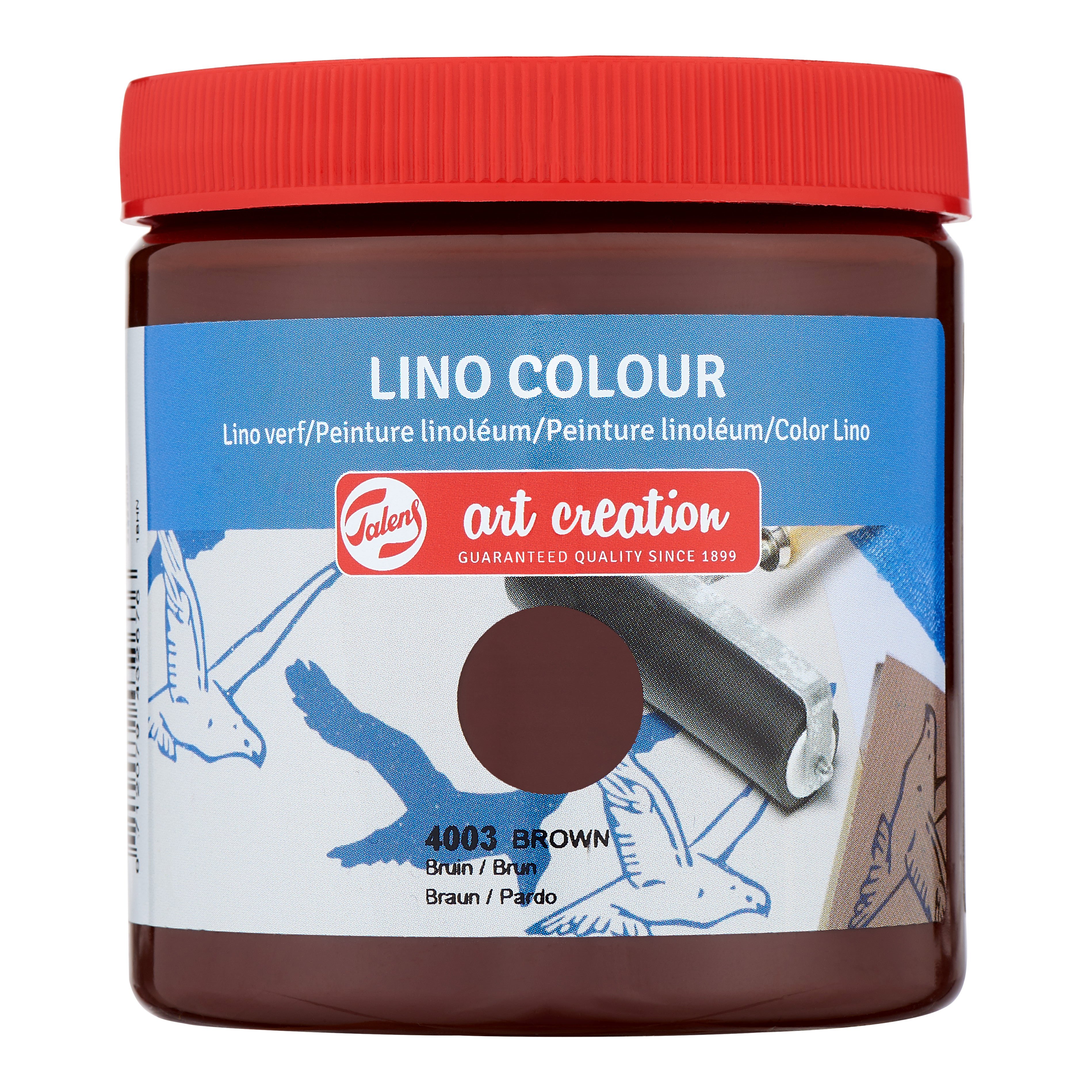 Talens Art Creation Lino Colour Jar 250 ml Brown