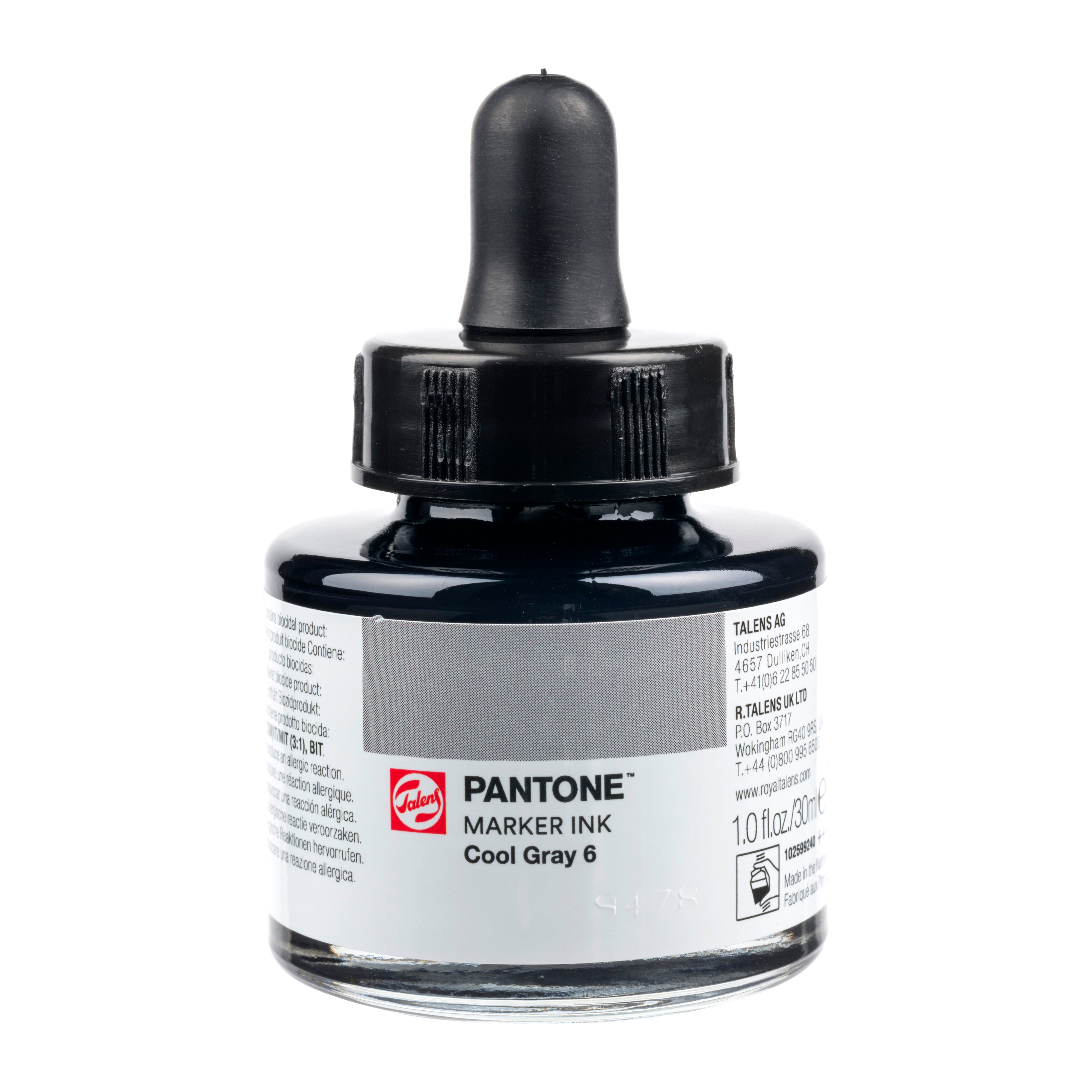 Talens Pantone Marker Ink 30ml Medium Cool Gray