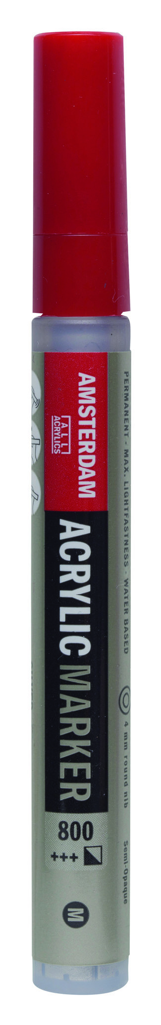 Amsterdam Acrylic Marker 4 mm Silver