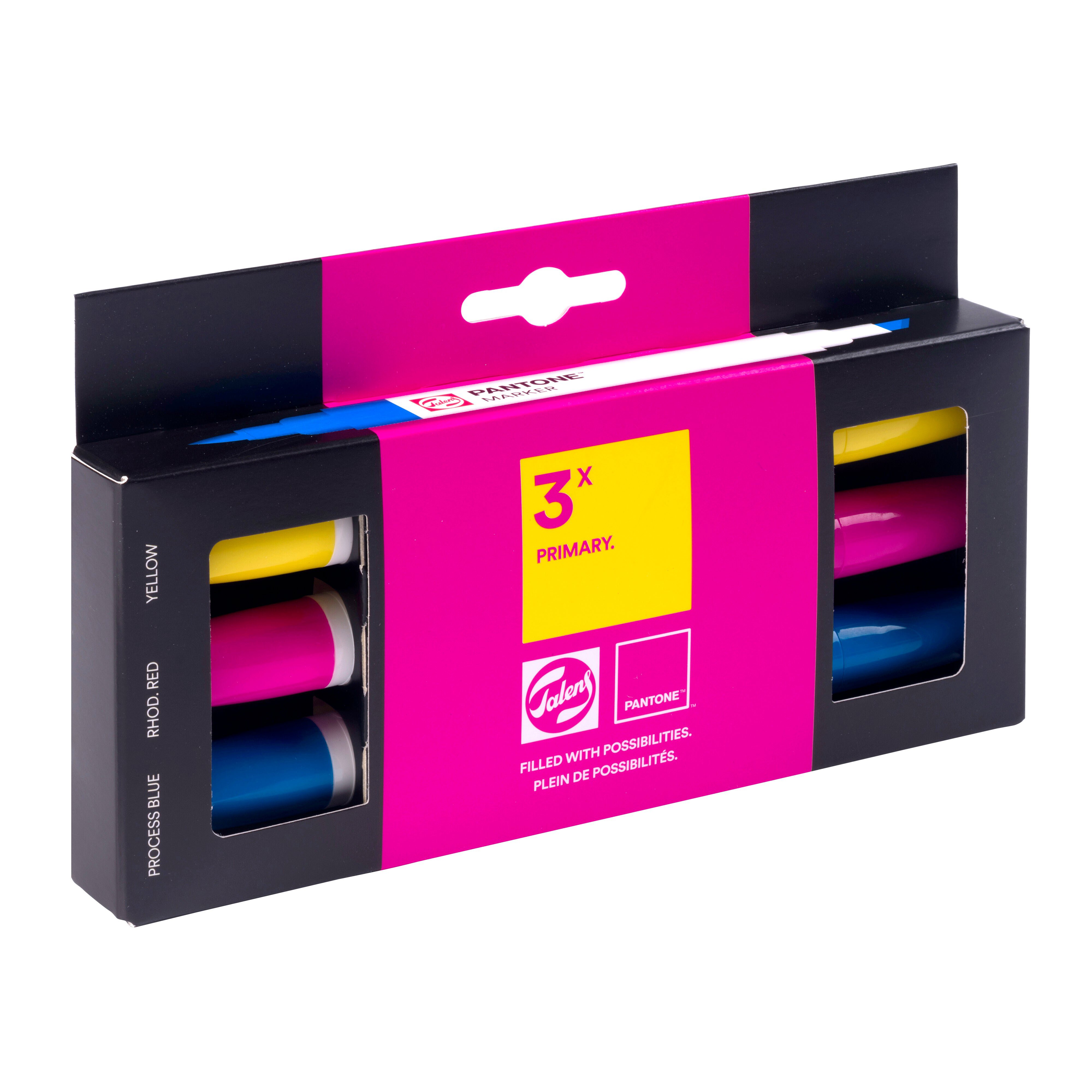 Talens Pantone Set Primary x3 Markers Thumbnail