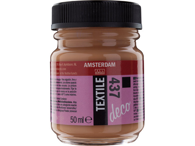 Amsterdam Acrylics Textile Paint Opaque Terra 50ml