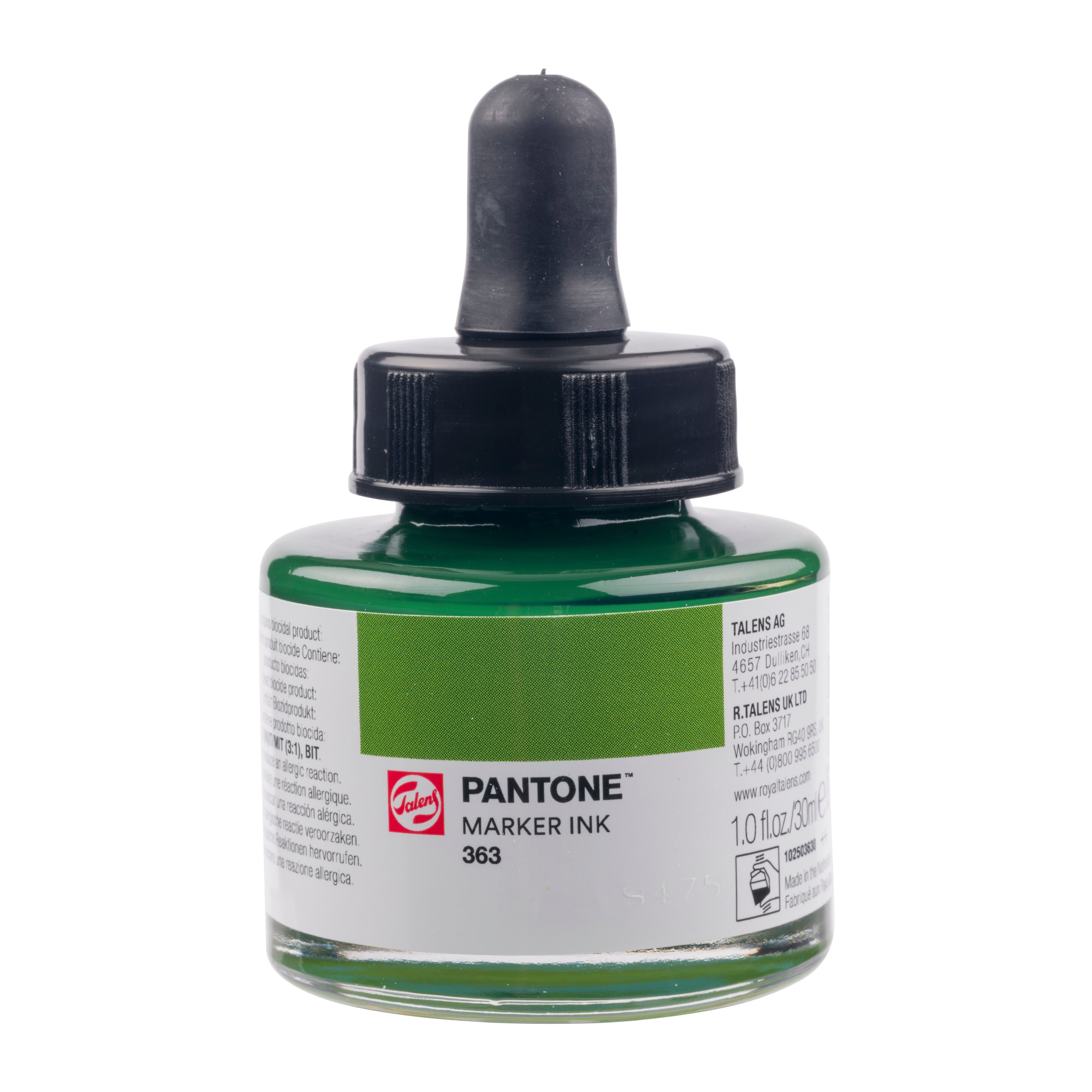 Talens Pantone Marker Ink 30ml Leaf Green