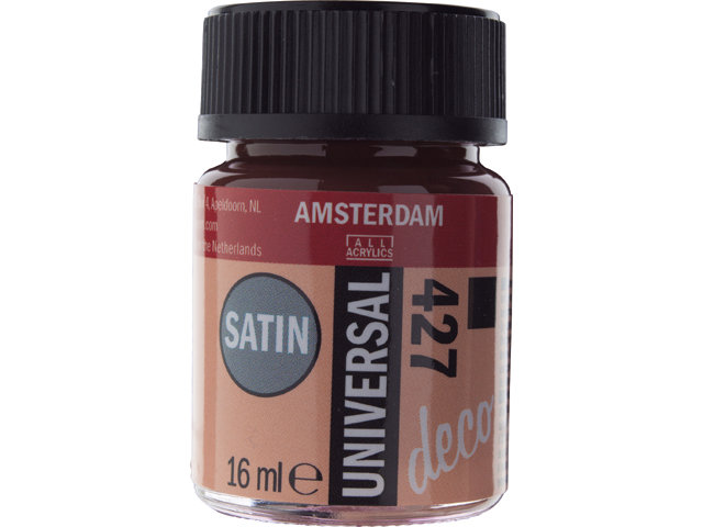 Amsterdam Acrylics Universal Satin Paint Havana Brown 16ml