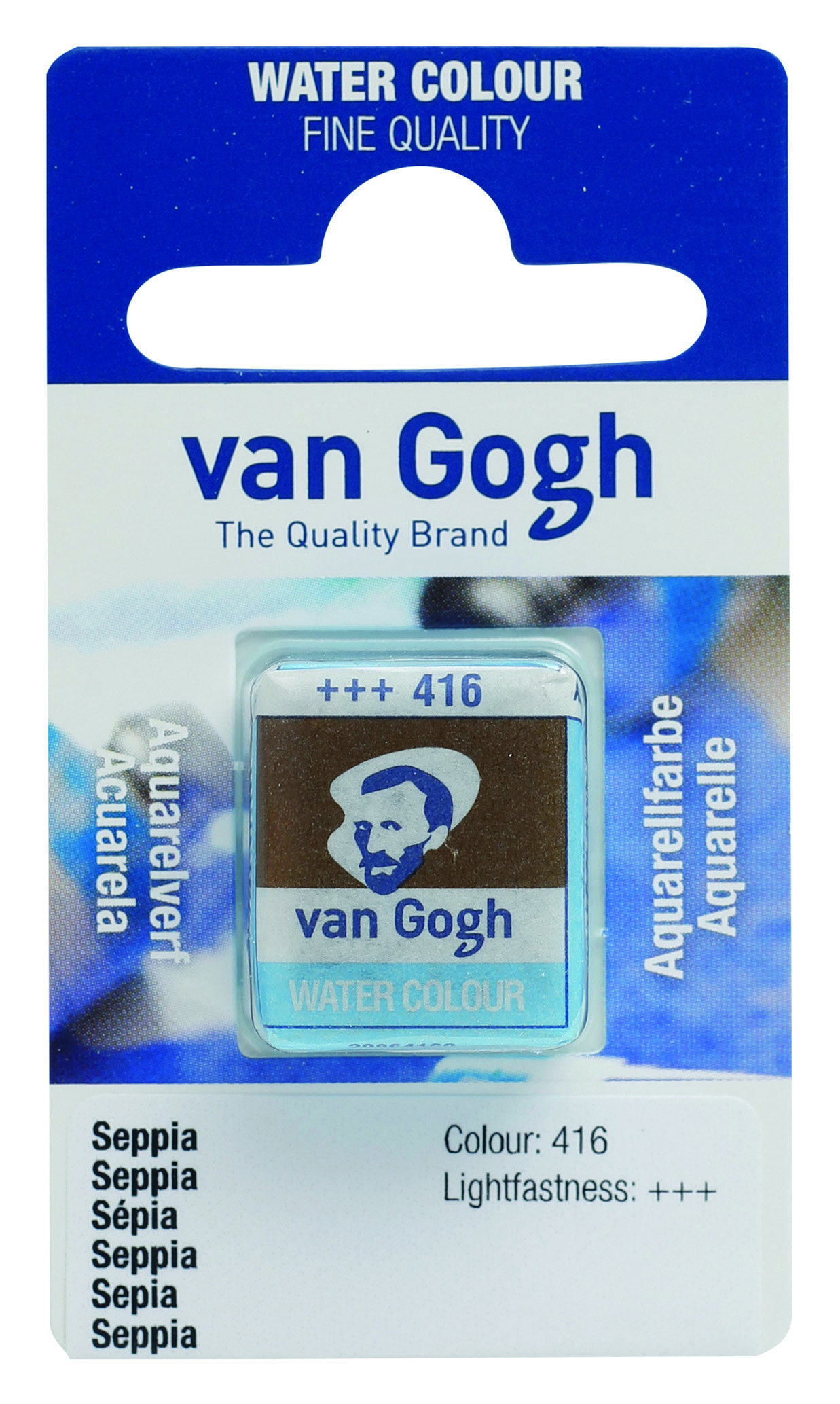 Van Gogh Watercolour Pan Sepia 1 piece
