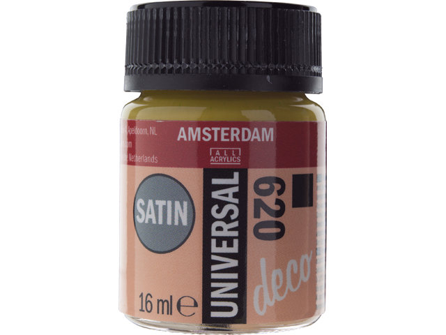 Amsterdam Acrylics Universal Satin Paint Olive Green 16ml