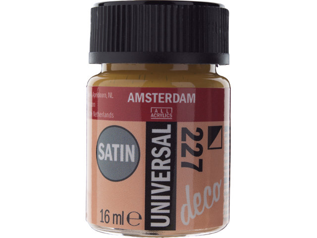 Amsterdam Acrylics Universal Satin Paint Yellow Ochre 16ml