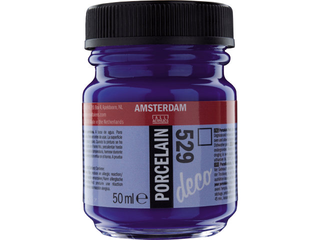 Amsterdam Acrylics Porcelain Paint Mediterranean Blue 50ml