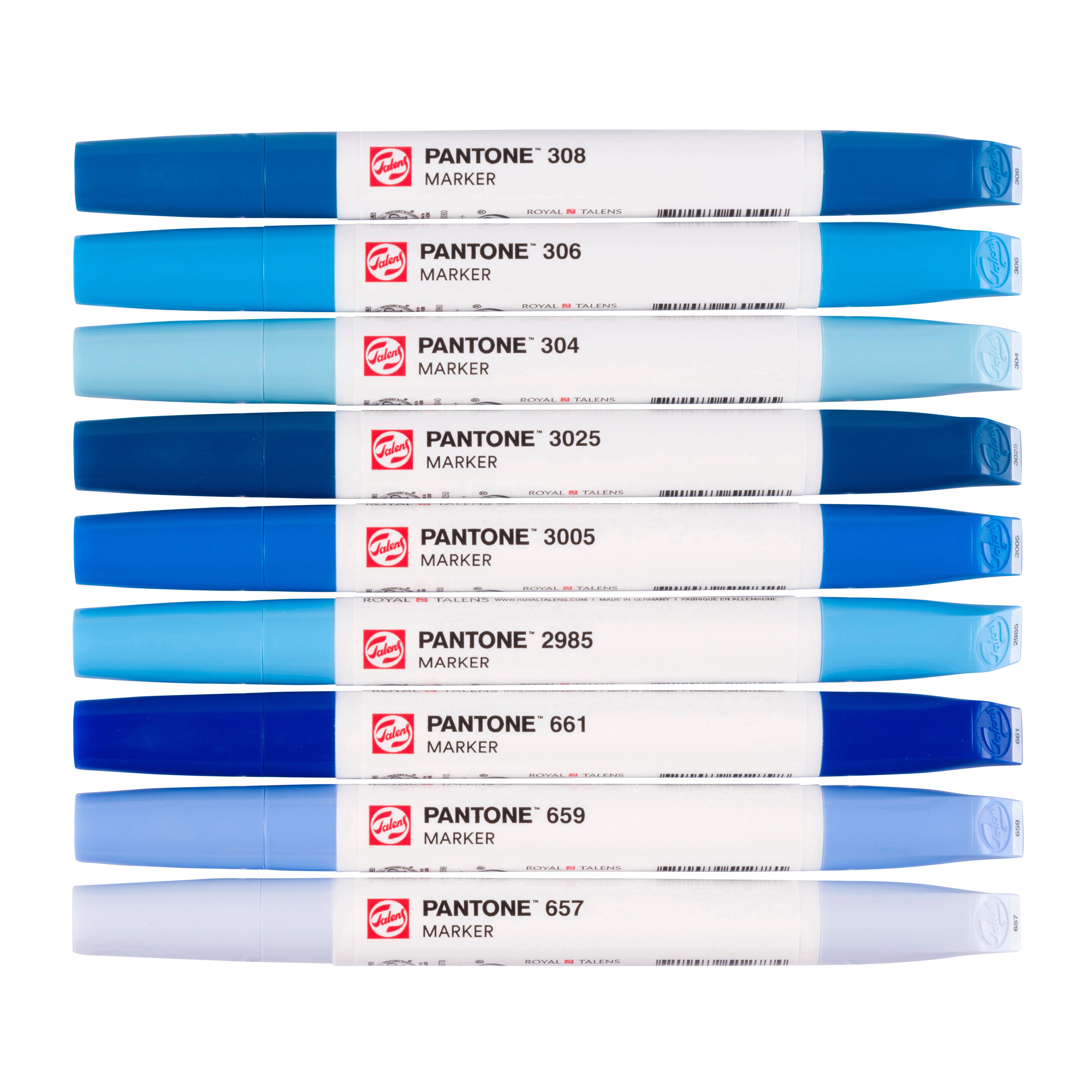 Talens Pantone Set Blue x9 Markers Thumbnail