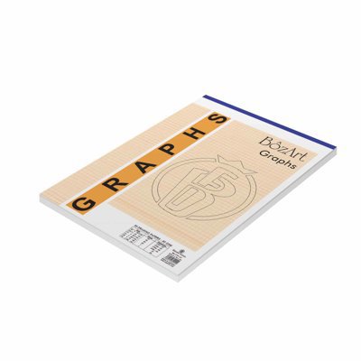 BOZART Orange Printing Graph Pad 50 Sheets A2 80g