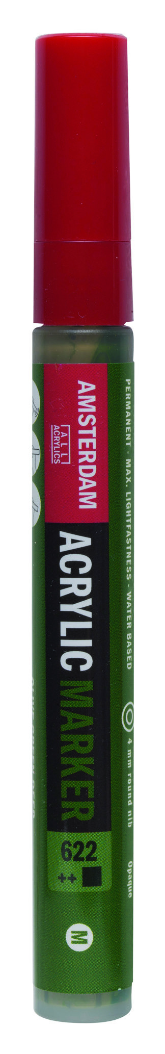 Amsterdam Acrylic Marker 4 mm Olive Green Deep